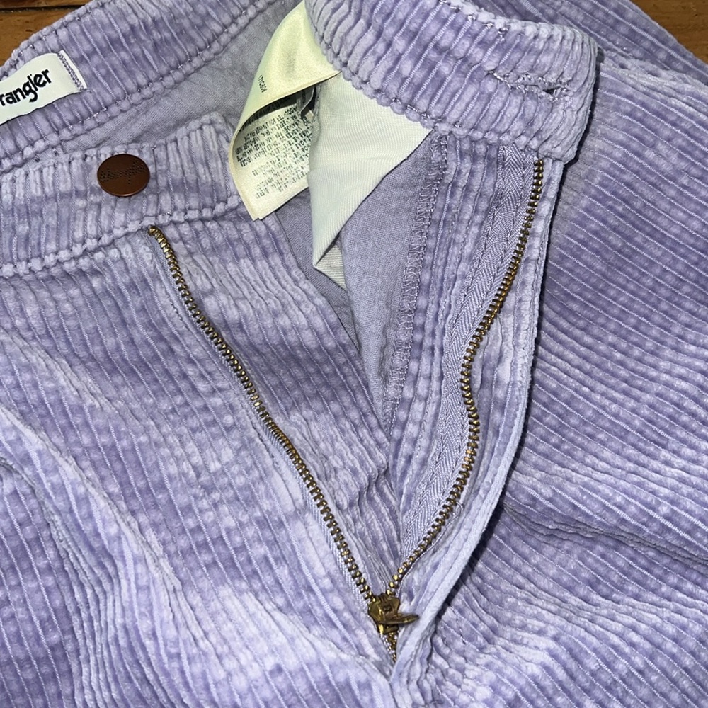 Wrangler lavender Corduroy Pleated Barrel Pant 28x28 - Picture 11 of 17